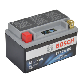 Bosch MC Lithiumbatteri LT12A-BS 12volt 3,5Ah +pol til venstre